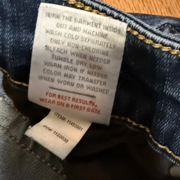 Torrid Dark Blue barely boot Jeans - Picture 4 of 9